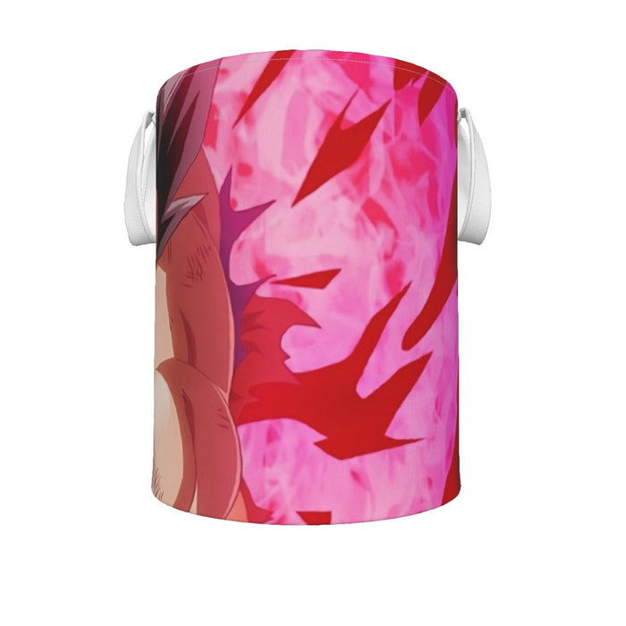 Dragon Ball Super Bruised Goku Red Kaioken Streetwear Laundry Basket