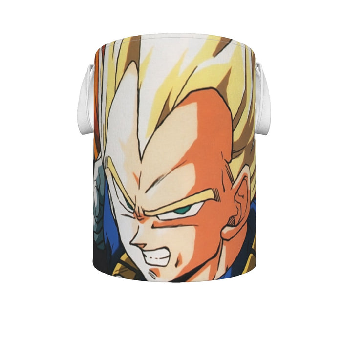 Dragon Ball Goku Vegeta Trunks Super Saiyan Power Heroes Cool Trending Design Laundry Basket