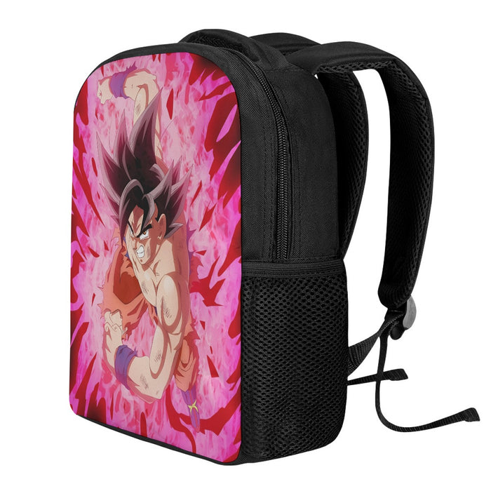Dragon Ball Super Bruised Goku Red Kaioken Streetwear Backpack