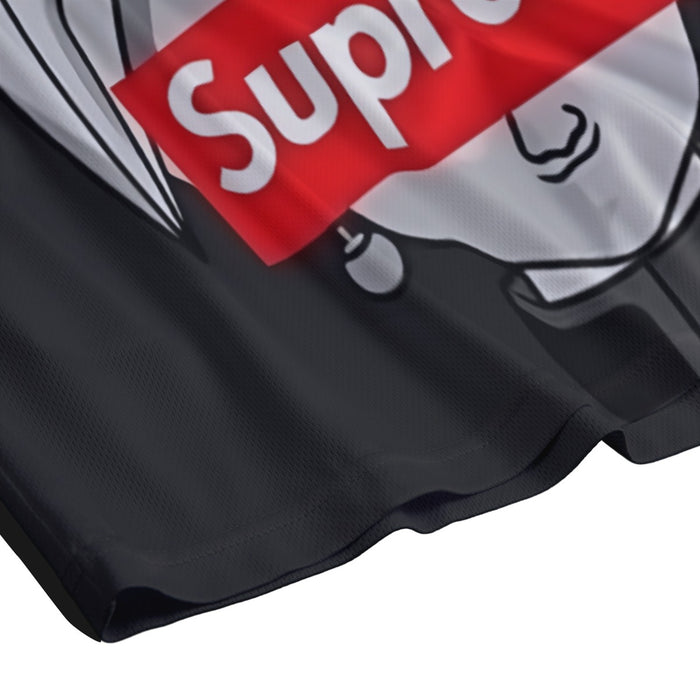 DBZ Zamasu Supreme Kai Logo Creative Black Edition Mesh Shorts