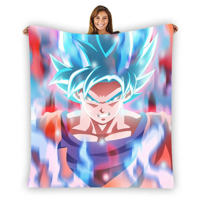 Dragon Ball Super Super Saiyan Blue Goku Blanket