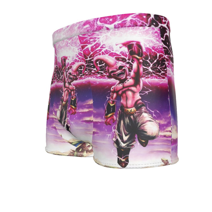 DBZ Kid Buu Super Villain Giant Ki Blast Realistic Design Men's Boxer Briefs