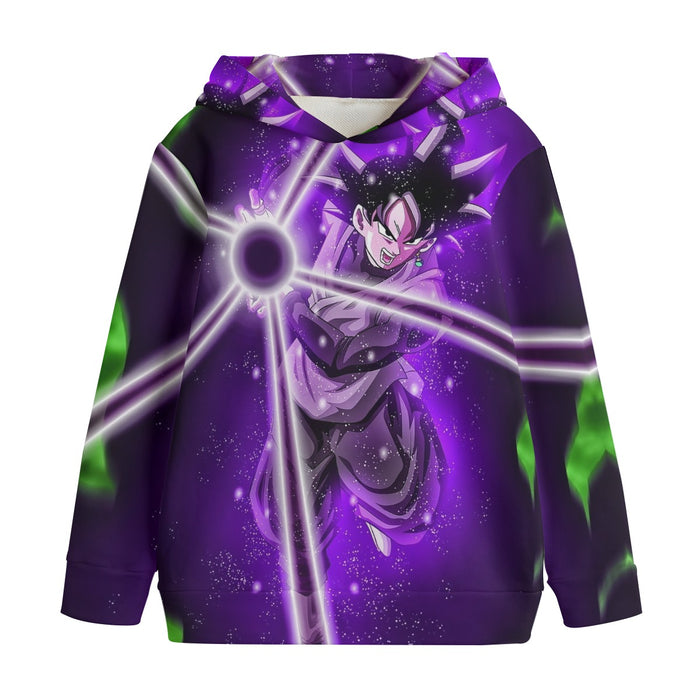 DBZ Goku Black Zamasu Power Ball Attack Cool Design Streetwear Kids' Hoodie