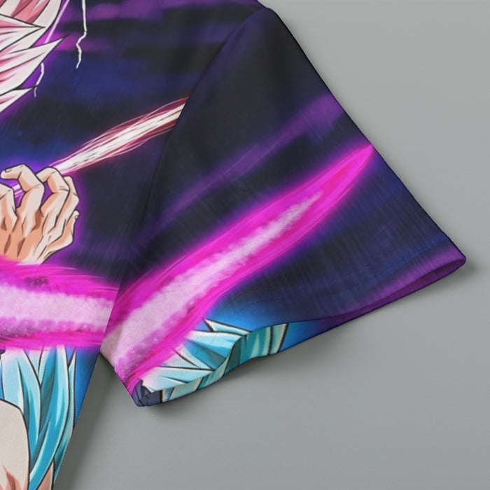 Dragon Ball Goku 2 Goku Rose Vegeta 2 Ultra Instinct Kids T-Shirt