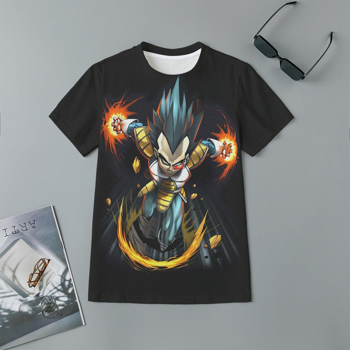 Dragon Ball Armored Vegeta Double Galick Cannon Dope Kids T-Shirt