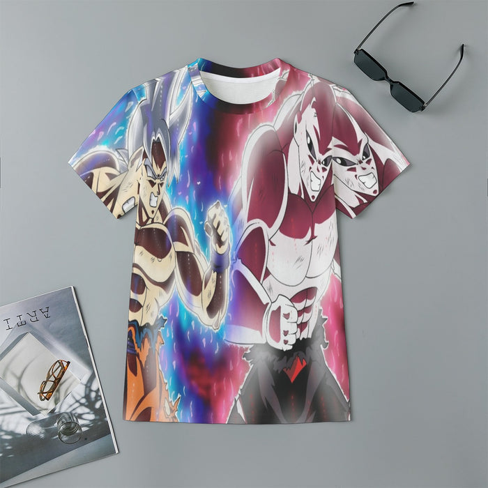 Dragon Ball Super Goku vs Jiren Fierce Battle Full Print Kids T-Shirt