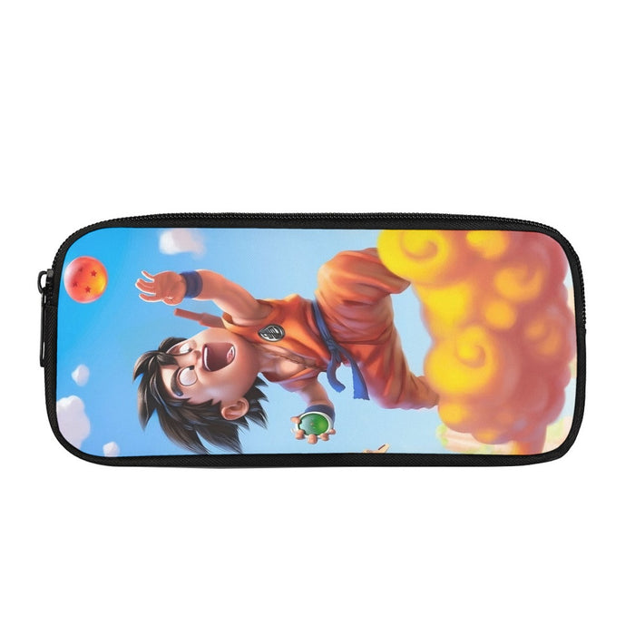 Dragon Ball Goku Kid Ride Flying Nimbus Cute Dope Streetwear Pencil Bag