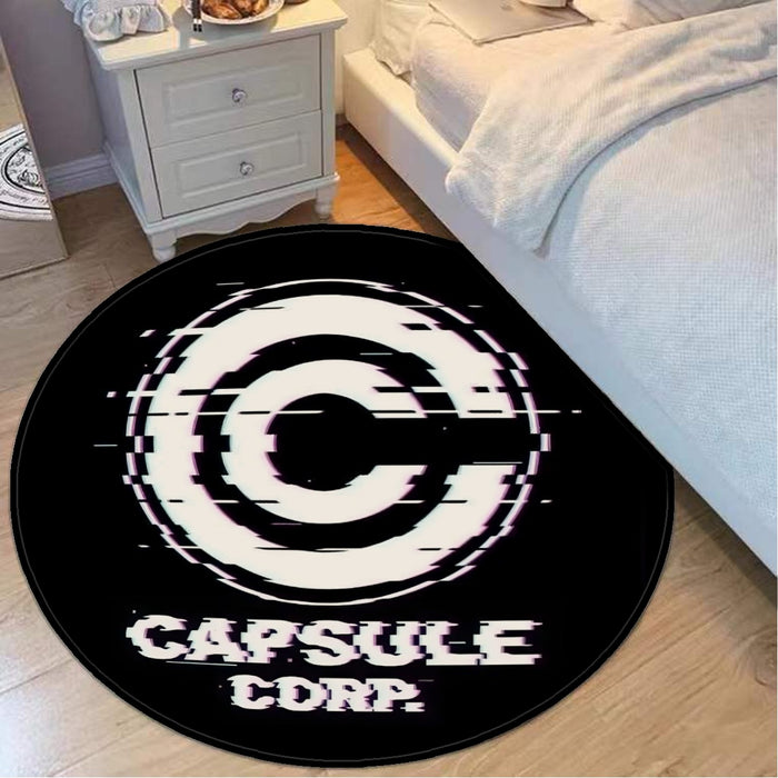 Capsule Coporation Round Mat