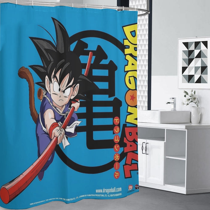 Young Goku Shower Curtain