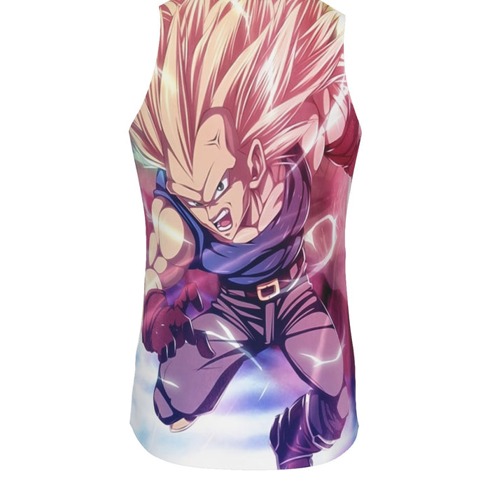 Dragon Ball Trunks SSJ3 Fan Artwork Full Print Style Tank Top
