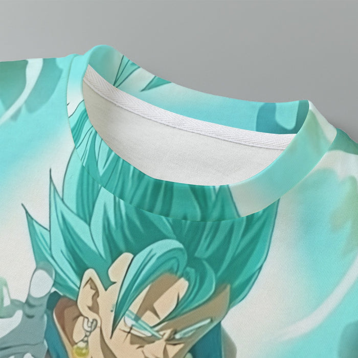 Dragon Ball Vegito Potara Fusion Dope 3D Full Print Kids T-Shirt