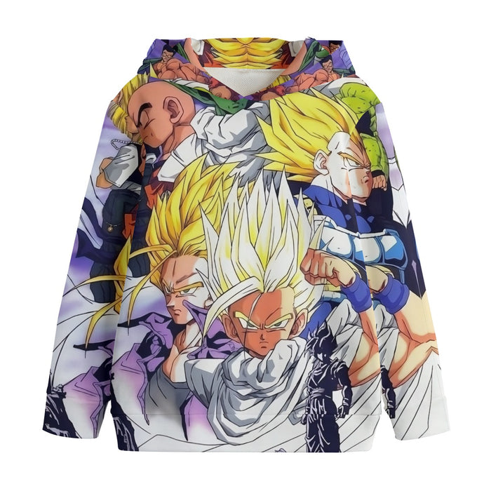 Dragon Ball Trunks Gohan Young Generation Super Saiyan Color Style Kids' Hoodie