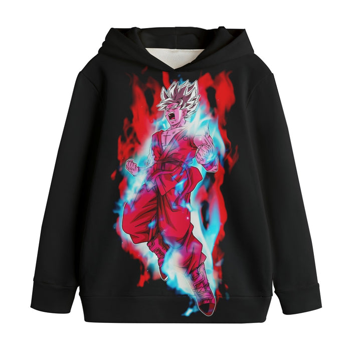 Dragon Ball Cool Goku White Super Saiyan Whis Symbol Kids' Hoodie