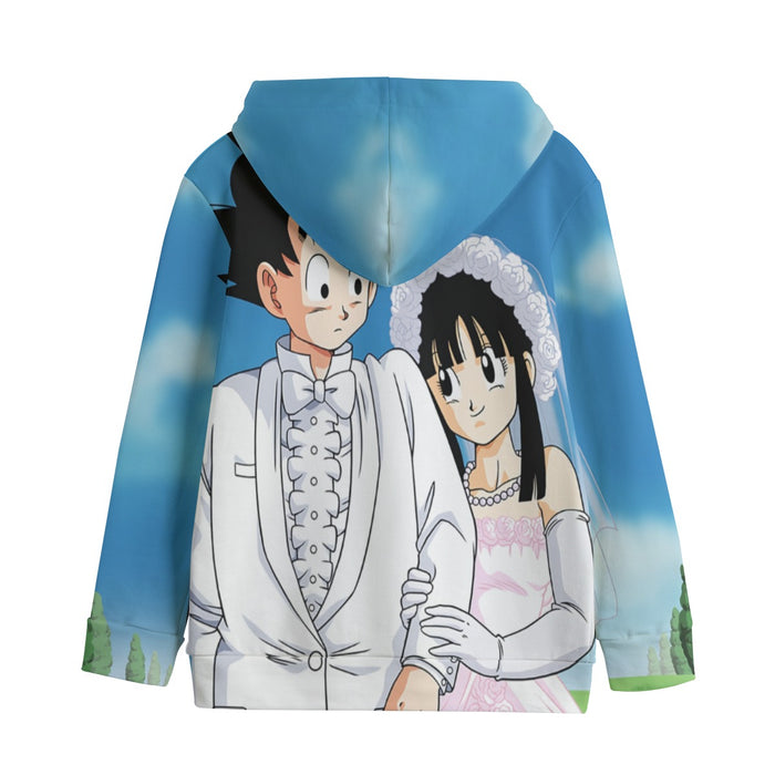 Dragon Ball Z Son Goku Newly Wed Couple Kids' Hoodie