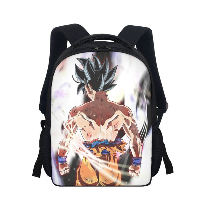 Dragon Ball Goku Damaged Battle Muscular Powerful Aura Backpack