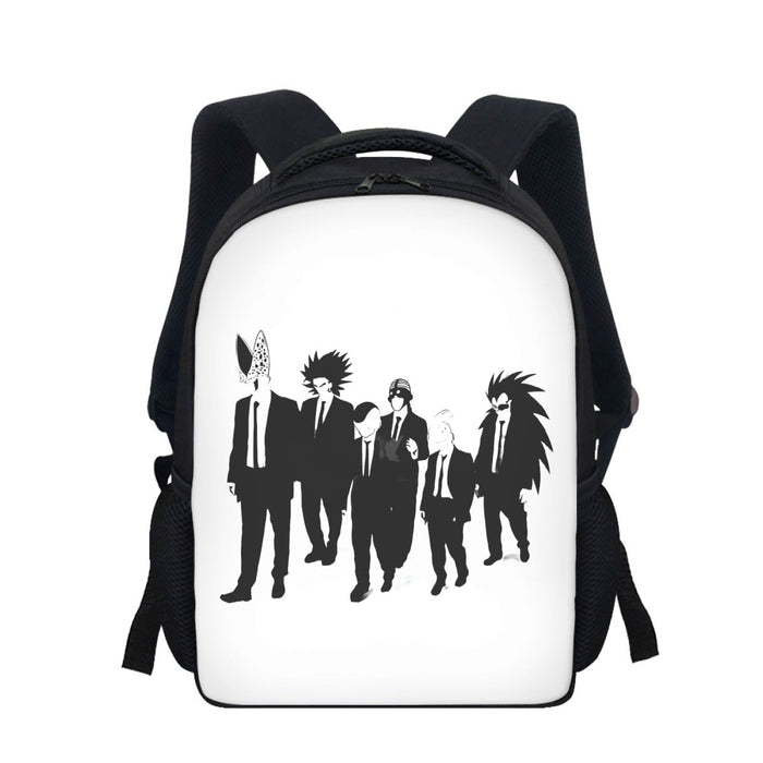 Dragon Ball Characters With Reservoir Dogs Movie Pose Backpack