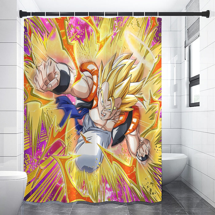 Dragon Ball Super Gogeta Outshining Darkness Cool Shower Curtain