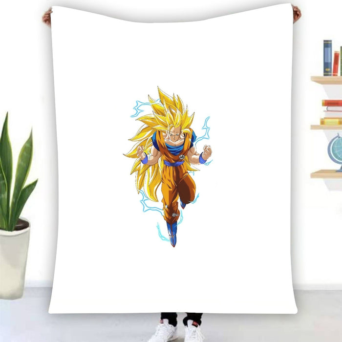 Goku Super Saiyan 3 Shirt Blanket