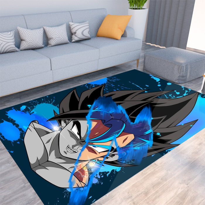 Dragon Ball Z SSJ Goku Painted Rug