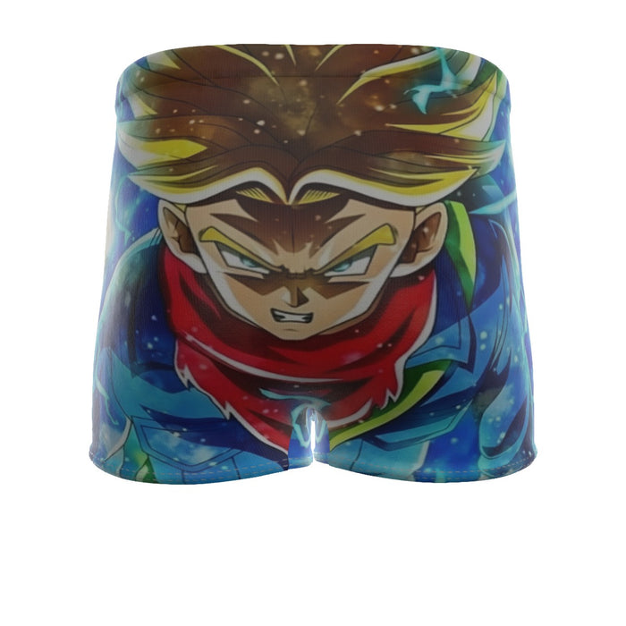 DBZ Rage Super Saiyan Trunks Portrait Unique Style Men's Boxer Briefs