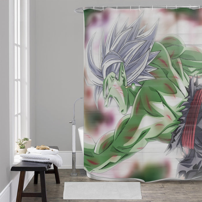 Dragon Ball Fused Zamasu Aggressive Portrait Dope Shower Curtain