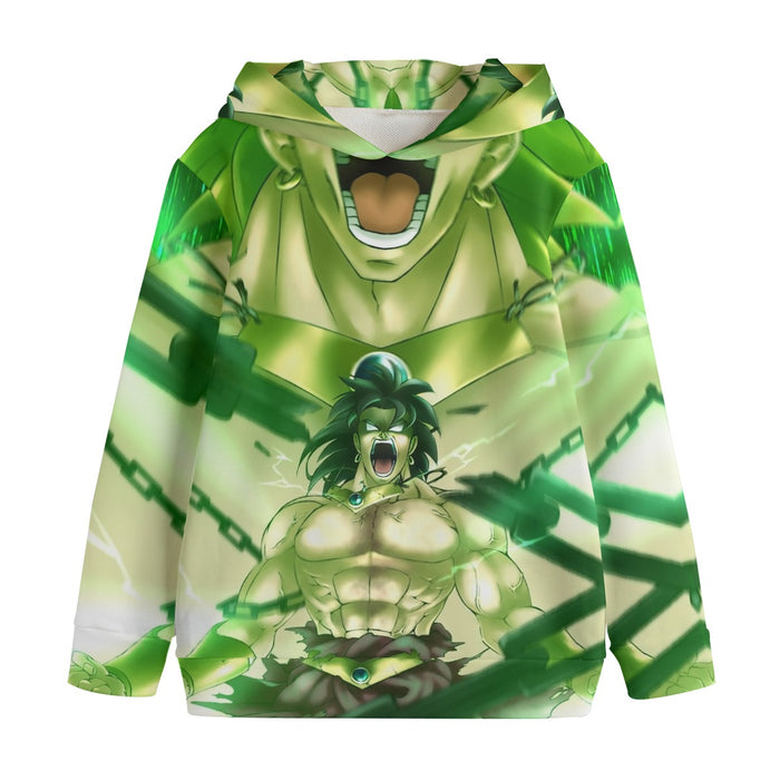 Dragon Ball Legendary Super Saiyan Broly 3D Full Print Streetwear Design Kids' Hoodie