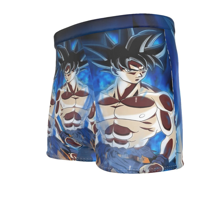 Dragon Ball Super Goku Kaioken Cool Purple Aura Casual Men's Boxer Briefs