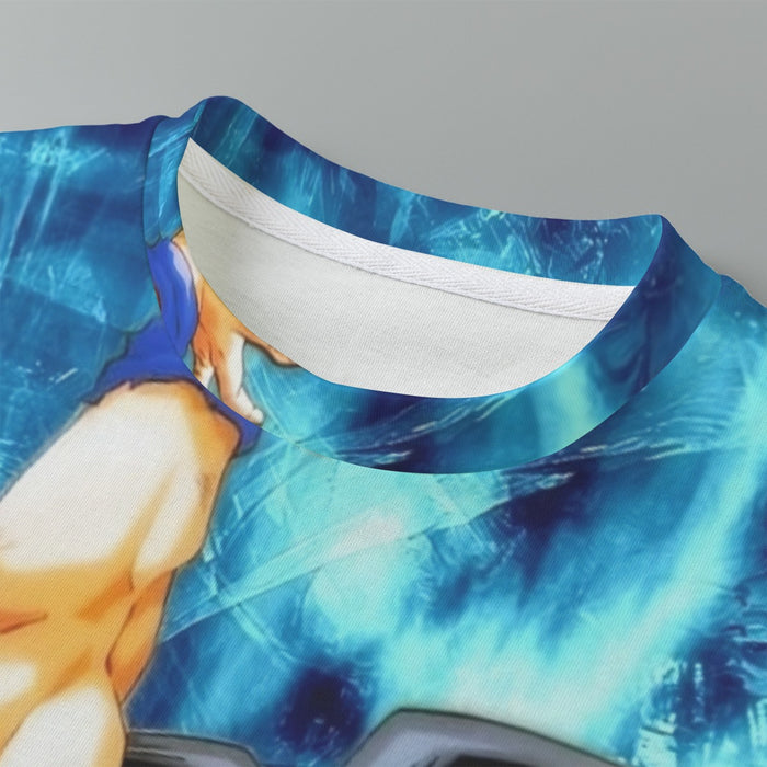 Dragon Ball Z Son Goku Cool Blue Aura Energy Ball Kids T-Shirt