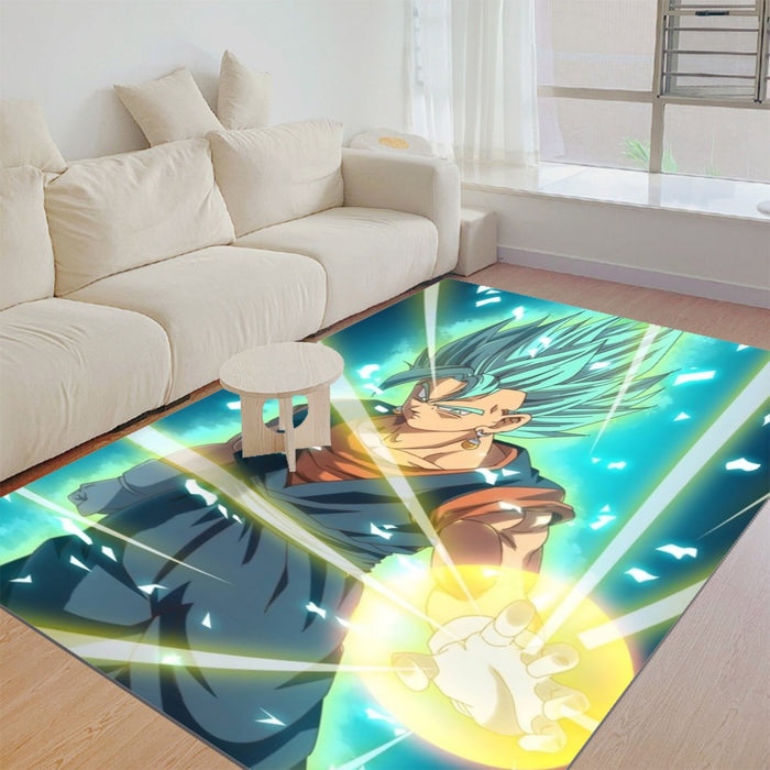 Dragon Ball Vegito Blue Super Saiyan Big Bang Flash Rug