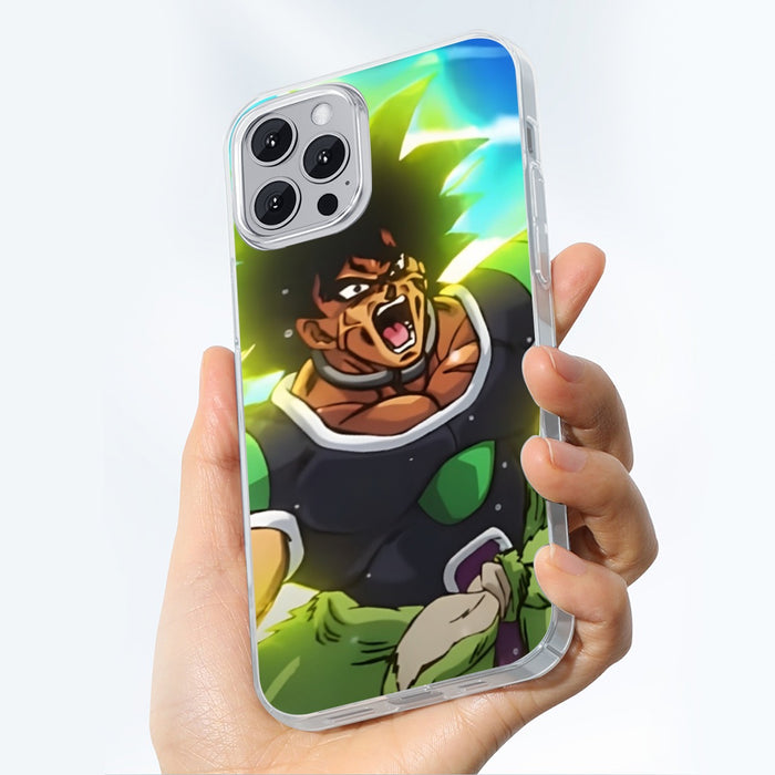 Dragon Ball Z Broly Wearing His Control Mechanism Iphone 14 Case