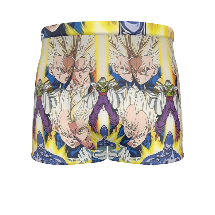 Dragon Ball Goku Vegeta Saiyan Piccolo Namekian Vibrant Design Men's Boxer Briefs