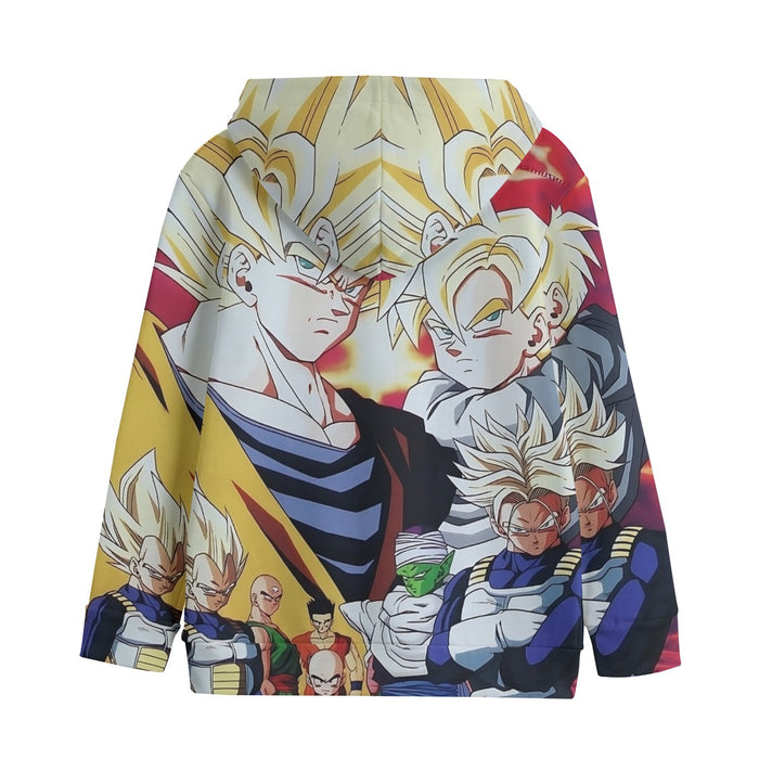 Dragon Ball Z Angry Super Saiyan Fighters Kids' Hoodie