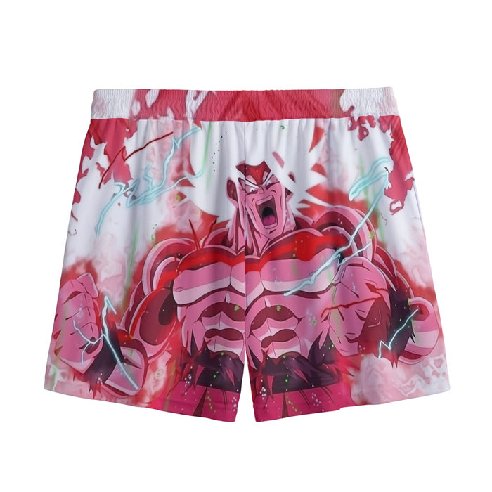 Goku Super Saiyan White Omni God Transformation Mesh Shorts