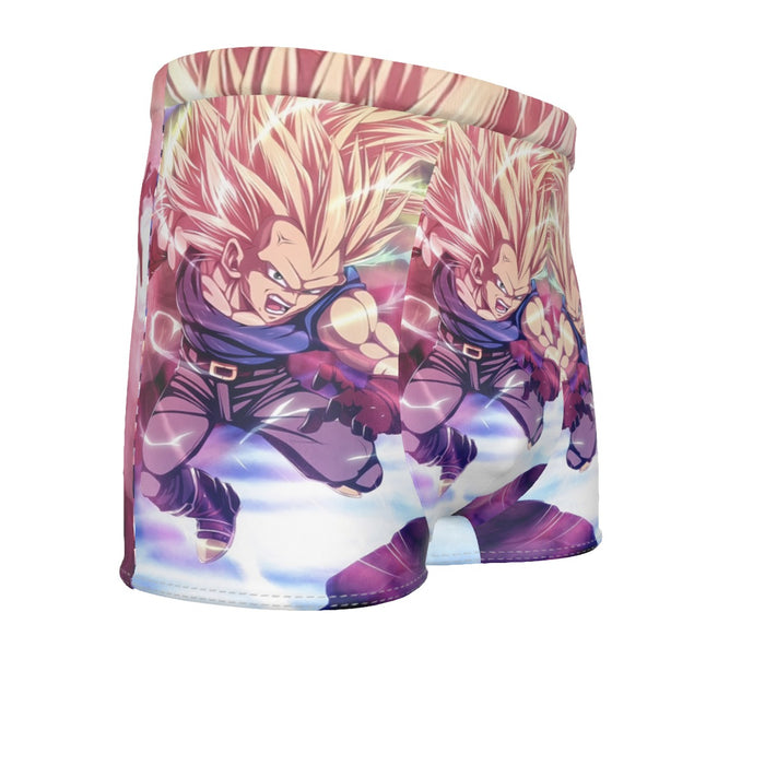 Dragon Ball Trunks SSJ3 Fan Artwork Full Print Style Men's Boxer Briefs