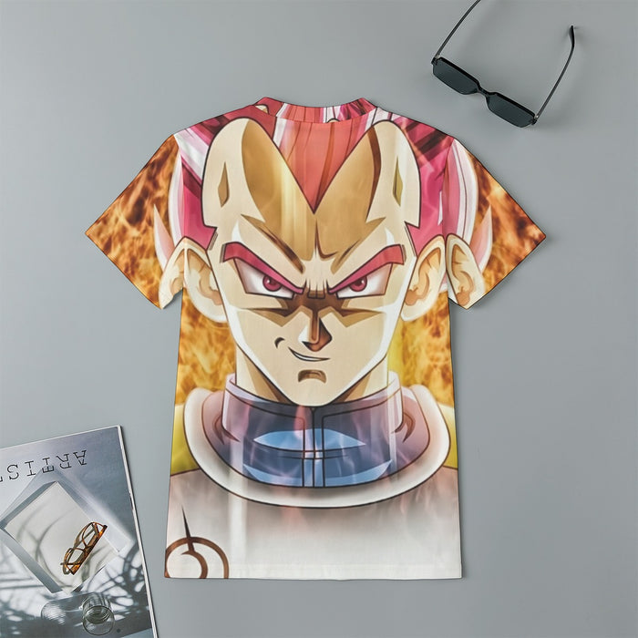 Dragon Ball Super Saiyan God Red Vegeta Cool Casual Kids T-Shirt