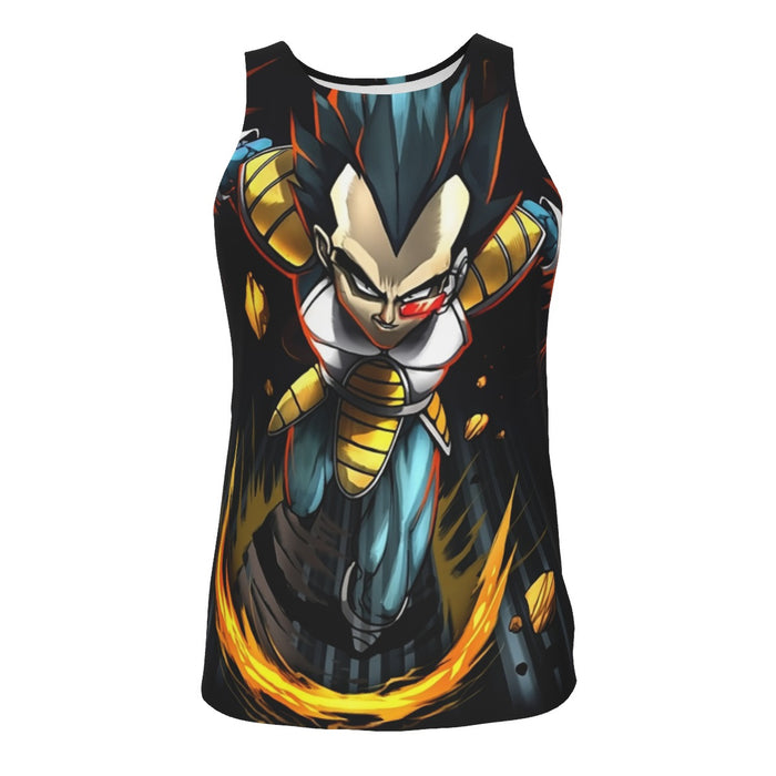 Dragon Ball Armored Vegeta Double Galick Cannon Dope Tank Top