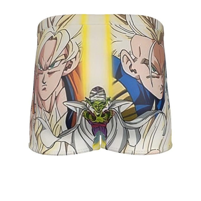 Dragon Ball Goku Vegeta Saiyan Piccolo Namekian Vibrant Design Men's Boxer Briefs