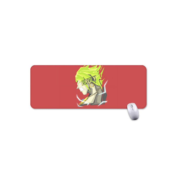 Dragon Ball Super Cool Legendary Broly Cool Vector Art Mouse Pad