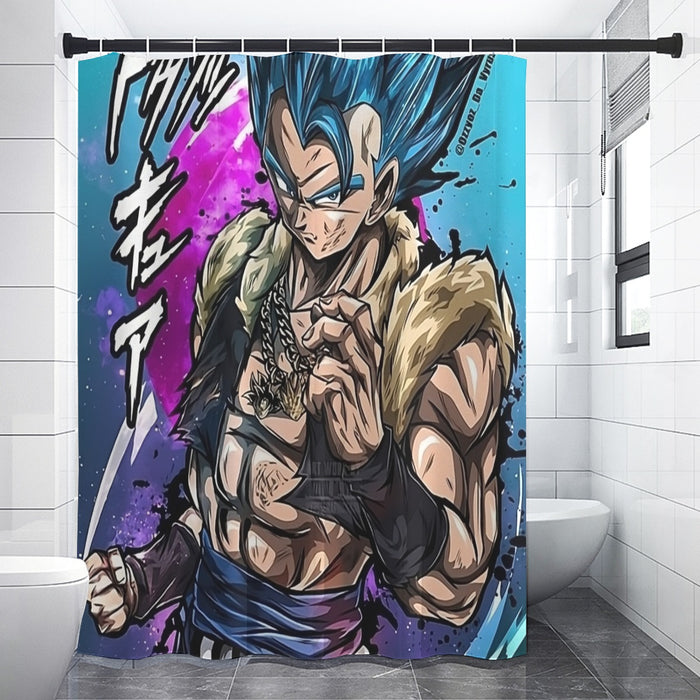 Super Saiyan Blue Gogeta Shower Curtain