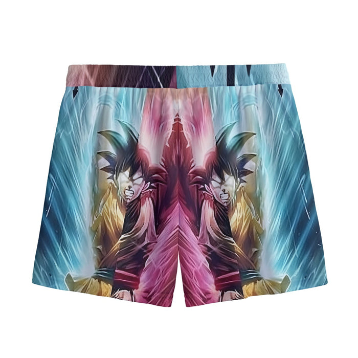 Dragon Ball Super Black Goku SSGSS Goku Spirit Bomb Mesh Shorts