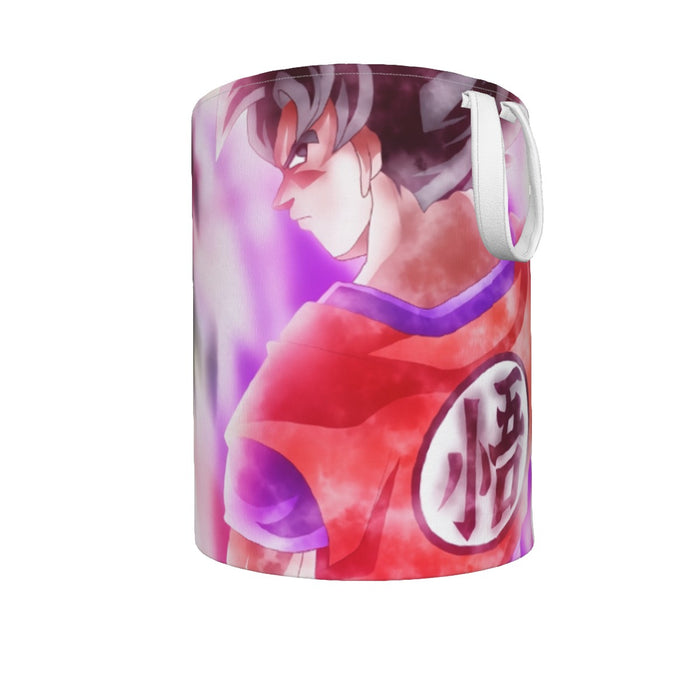 Dragon Ball Angry Son Goku Unique Style Full Print Laundry Basket