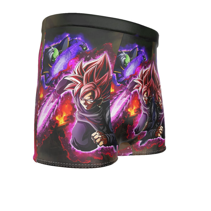 DBZ Goku Black Zamasu Super Saiyan Rose Dope Vibe Men's Boxer Briefs