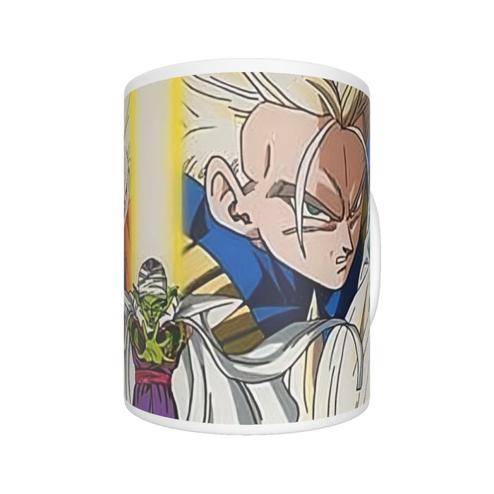 Dragon Ball Goku Vegeta Saiyan Piccolo Namekian Vibrant Design Mug