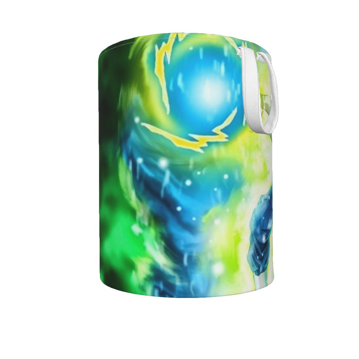 DBZ Goku Super Saiyan Blue SSGSS Kamehameha Power Attack Laundry Basket