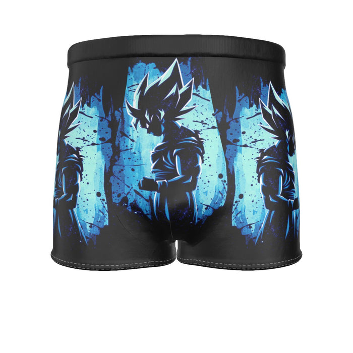 Awesome Goku Blue Design Dragon Ball Z Men's Boxer Briefs