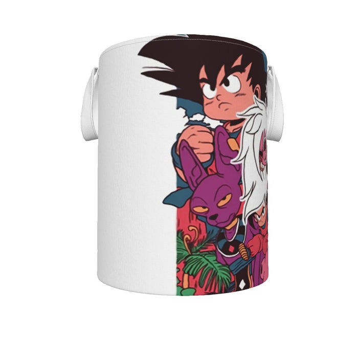 Kid Versions Of Dragon Ball Z Characters Laundry Basket