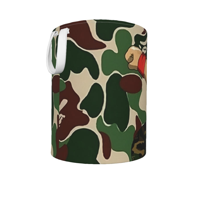 Dragon Ball Jumping Kid Goku Camouflage Laundry Basket