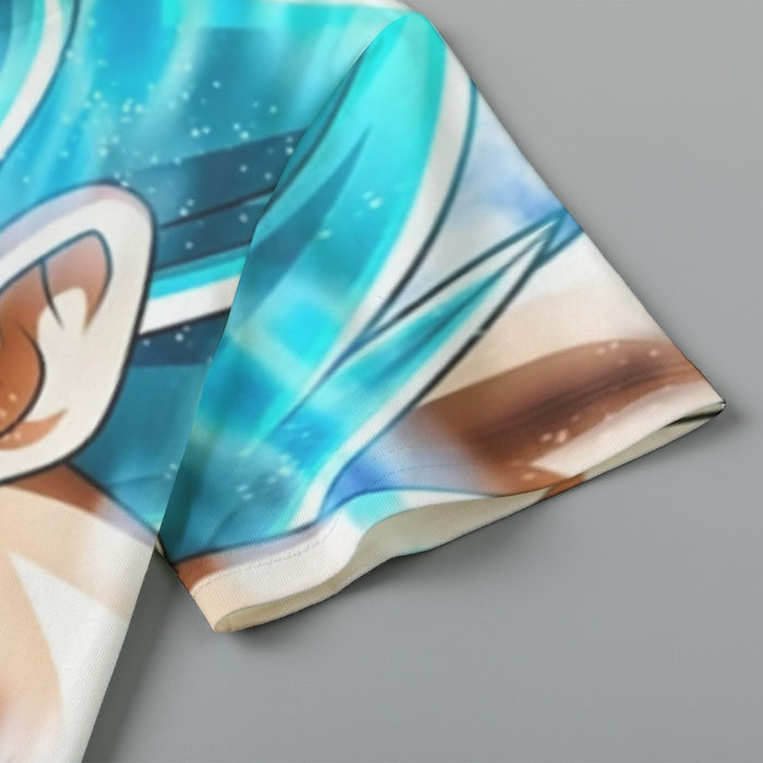 Dragon Ball Goku Blue Kaioken Ultra Instinct Epic 3D Kids T-Shirt