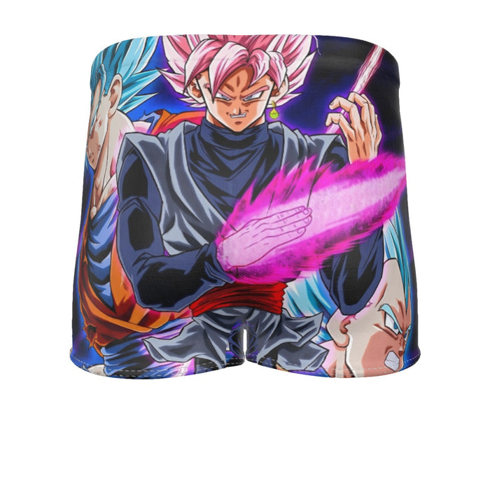 Dragon Ball Goku 2 Goku Rose Vegeta 2 Ultra Instinct Men's Boxer Briefs