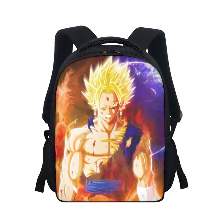 Dragon Ball Z Vegito Super Saiyan Angry Bruised Dope Backpack